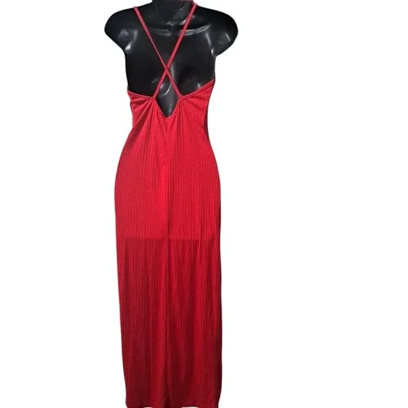 Rib knit Maxi dress - Picture 6 of 6